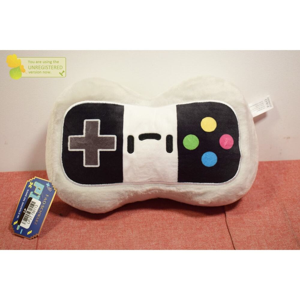 FAO Schwarz Retro Controller Toy Plush Stuffed Animal